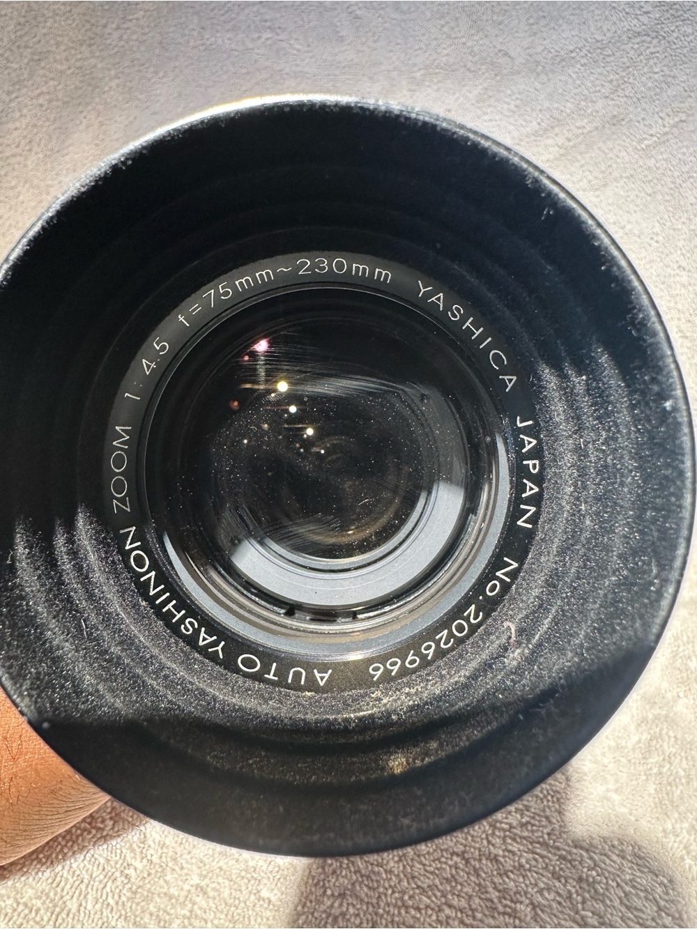 Yashica Black Telephoto Zoom Lens 75-230mm
